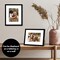 Americanflat Picture Frame with Mat - Modern Design, Shatter-Resistant Glass, Dual Sawtooth Hangers, Ideal for Home and Office Decor (2 Pack)